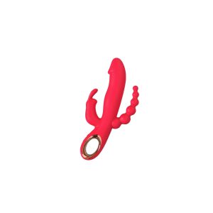 Vibrador triple estimulación argolla pequeña